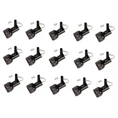 Imagem de Kit 15 Spot Trilho Perfilado Eletro Calha Par20 Bulbo Ol1