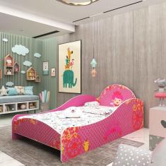 Imagem de Cama Infantil Princesinha 090 Rosa - Rede Móveis