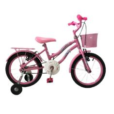 Imagem de Bicicleta Infantil Feminina Samy Aro 16 Jady Rosa Com Rodinha Lubrificada-Feminino