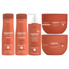 Imagem de Kit Arvensis Cachos Ondulados Geleia Suave 5 Itens