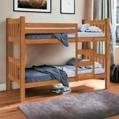 Imagem de Beliche Caribe Nature com 02 Colchões Gabrielli - Gabrielli Móveis