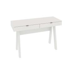 Imagem de Mesa Escrivaninha Juvenil Me4128 C/ 2 Gavetas Branco - Tecno Mobili