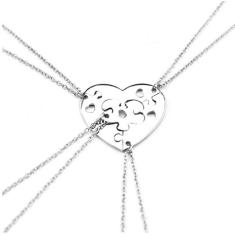 Imagem de Colar Cordão Best Friends Amigas Folheado Níquel