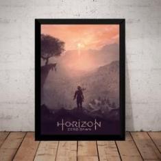 Imagem de Quadro Game Horizon Zero Dawn Arte Poster Moldurado