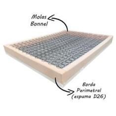 Imagem de Colchão Solteiro Acolchões Molas Bonnel 26x88x188