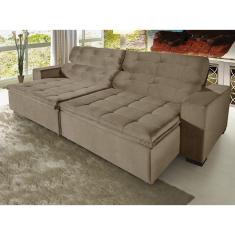 Imagem de Sofá Magno 2,90 mts Pluma Castor