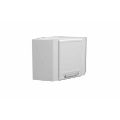 Imagem de Armario Aereo Cozinha Modulado Canto Obliquo Evidence 7013 C 1 Porta Branco Bertolini