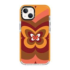 Imagem de Capa de telefone macia de borboleta de coração de amor colorido bonito para iphone 12 13 mini 11 pro max se 2020 7 8 plus 13pro xs max x xr capa, borboleta laranja, para iphone 12