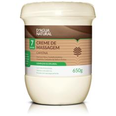 Imagem de Creme de Massagem D`agua Natural Cafeína 7 Ativos 650gr