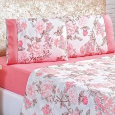 Imagem de Jogo De Lençol Queen Naturale Micropercal 200 Fios 4 Peças - Serene