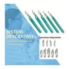 Imagem de Bisturi Descartável Estéril N°21 Sterilance Kit C/50