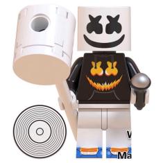 Imagem de Boneco Blocos De Montar Dj Marshmello Black Jacket