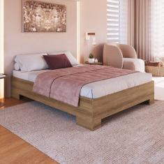 Imagem de Cama Queen Xangai Marrom - Art In Móveis