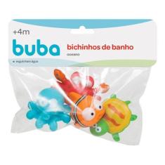 Imagem de Kit Bichinhos Para Banho Oceano Buba