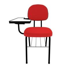 Imagem de Cadeira Universitária Secretária Com Porta Livros E Prancheta Ecoflex