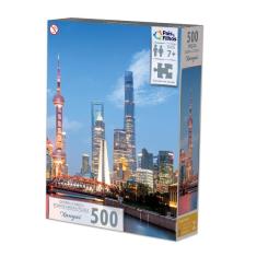 Imagem de Quebra cabeça 500 peças xangai puzzle colrido PAIS&FILHOS