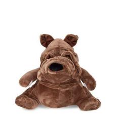 Imagem de Cachorro De Pelúcia Bulldog Marrom 40 cm Antialérgico