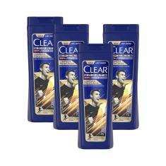 Imagem de Kit 4 Shampoos Clear Men Anticaspa Limpeza Profunda 200ml