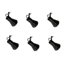 Imagem de Kit 6 Spot Trilho Perfilado Eletro Calha Par20 Bulbo Ol3