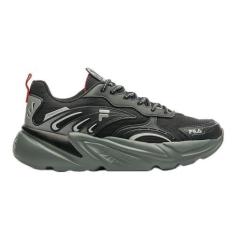 Imagem de Tenis Fila Street Fit 2 Masculino,Preto/Cinza/Vermelho,37