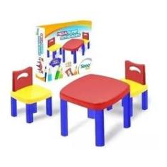 Imagem de Mesinha Infantil Super Atividades Com 2 Cadeiras - Simo Toys
