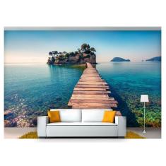 Imagem de Papel De Parede Estrada Caminho Floresta 3D 7,50m² Nes108