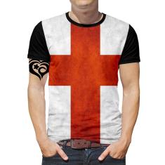 Imagem de Camiseta Inglaterra PLUS SIZE Reino Unido Masculina Blusa UK