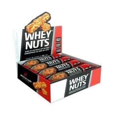 Imagem de Barra de Castanhas Whey Nuts 12 Unidades 30g Bodyaction