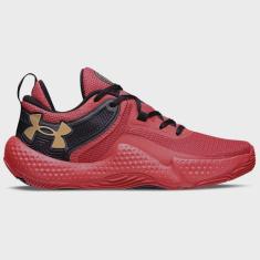 Imagem de Tênis Under Armour Dagger Basquete Vermelho