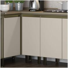 Imagem de Balcão 01 Porta 40cm Cozinha évelin Henn Duna Cristal