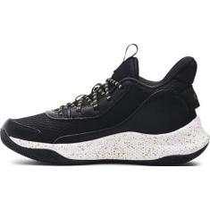 Imagem de Under Armour Tênis de basquete masculino Curry 3Z7 3026622, Preto/Ouro Metálico - 001, 42