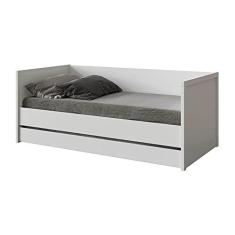 Imagem de Cama Solteiro com Encosto Multimóveis Cr40014 Branco Acetinado
