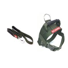 Imagem de Peitoral Tático Com Guia Para Cães - Canadá K9 - G Preto - Canada K9