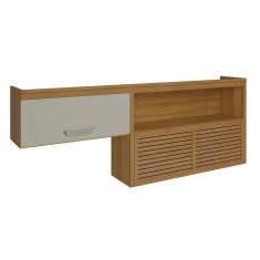 Imagem de Armário Aéreo 2 Portas 1 Nicho Princesa Nesher Móveis Freijó-off White