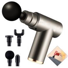 Imagem de Pistola Massageadora Eletrica Corporal De Fisioterapia Cinza