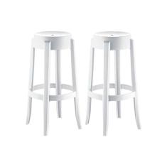 Imagem de Kit 2 Banqueta de Cozinha Shine UZ8007 2 Un Branco - Kappesberg