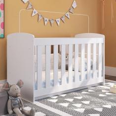 Imagem de Berço Quarto Infantil Multifuncional 4 em1 Ternura - Branco
