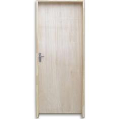 Imagem de Kit Porta De Madeira Lisa Amescla 2,10X0,60 Direita