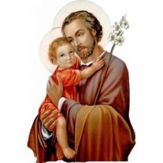 Imagem de Quadro Decorativo Religioso São José 40x60cm