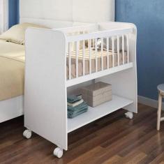 Imagem de Mini Berço Móises Rubi com Colchão Peternella Branco - SSX Multicoisas