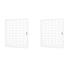 Imagem de Kit com 2 Portas de Aço de Correr 215x160cm Minas Sul Mgm Branco