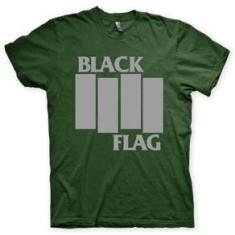 Imagem de Camiseta Black Flag Musgo e  em Silk 100% Algodão