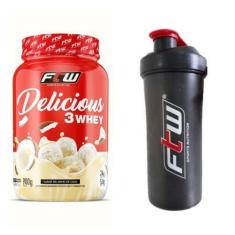 Imagem de Whey Delicious Ftw 900G Beijinho Coco+Coqueteleira 600ml
