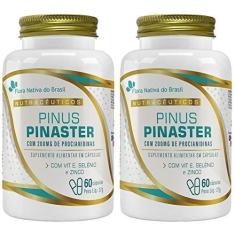 Imagem de KIT 2X Pinus Pinaster + Vitamina E, Selênio e Zinco 60 cápsulas - Flora Nativa