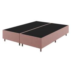 Imagem de Base Box Queen 25cm x 1,98m x 1,58m Treviso Liso Turkey Rose