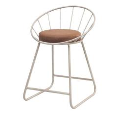 Imagem de Banqueta Sunset Baixa Cadeira Metal Champanhe Luxo Champanhe/Durango Kaki