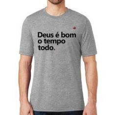 Imagem de Camiseta Deus É Bom O Tempo Todo - Foca Na Moda