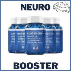 Imagem de 5 Potes Neuro Booster - Melhor Desempenho Mental - 60 Caps.