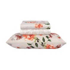 Imagem de Jogo De Cama Solteiro 3 Peças 150 Fios Microfibra Toque Super Macio -