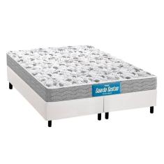 Imagem de Cama Box Queen: Colchão Espuma Probel D45/EP Guarda Costas Próextreme Double Face + Base CRC Courano White(158x198)